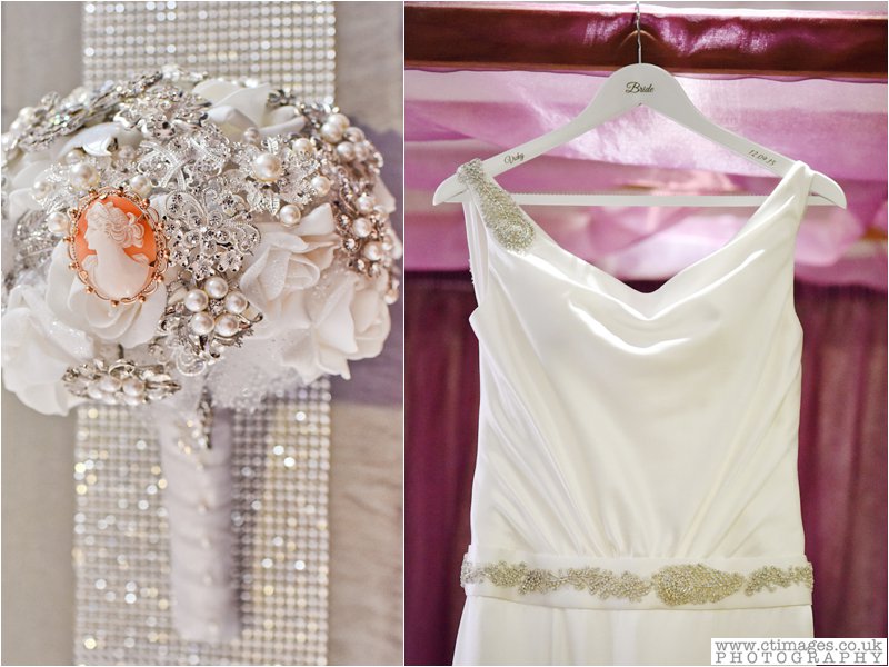 brooch, bouquet, wedding flowers, pearls, bridal